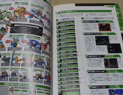 Rock Man Mega Man Date Setting Book Compendium of Rockman X 
