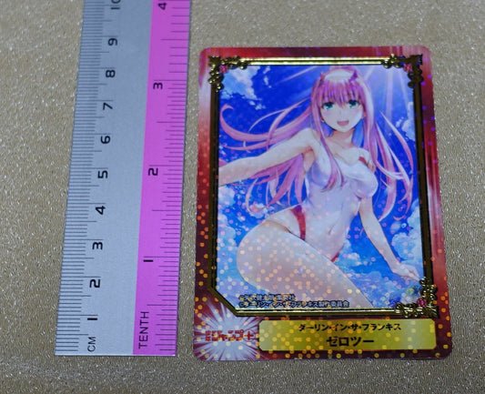 Darling in the FRANXX JUMP Comic Festival Trading Card Zero Two Swim Suit Holo 