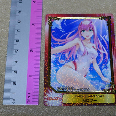 Darling in the FRANXX JUMP Comic Festival Trading Card Zero Two Swim Suit Holo 