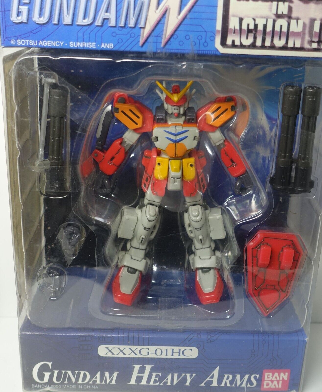 MS IN ACTION!! GUNDAM WING GUNDAM HEAVY ARMS Action Figure XXXG-01HC 