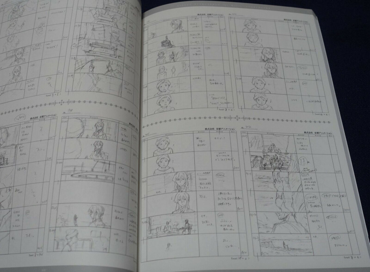 Kyoto Animation Violet Evergarden the Movie STORY BOARD ART BOOK 
