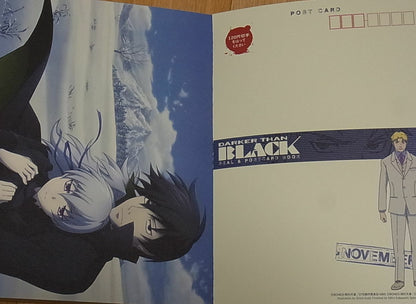 DARKER THAN BLACK Gemini of the Meteor ART POST CARD BOOK 