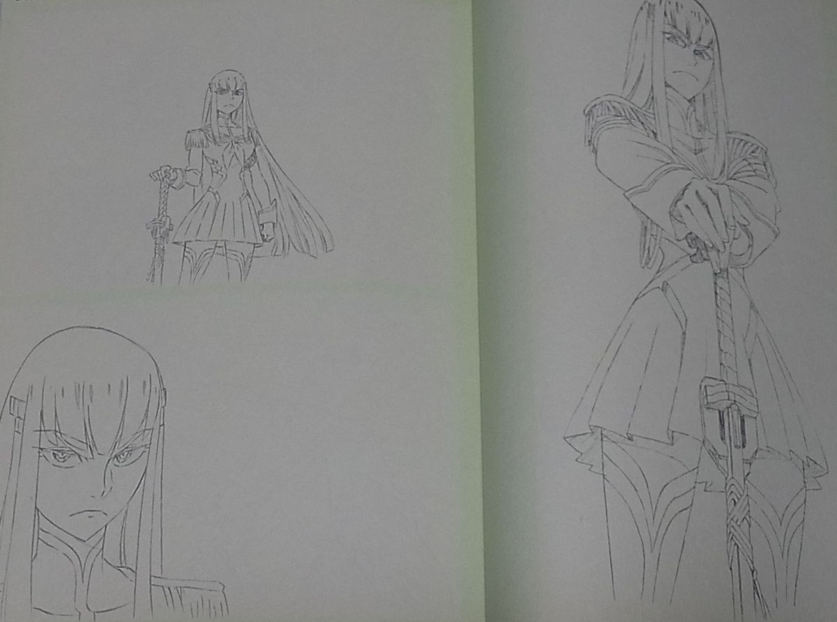 KILL la KILL key Art Collection vol.1 KLK 186page VERY RARE TRIGGER 