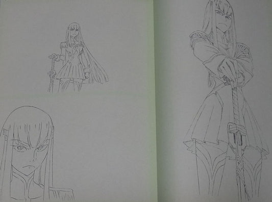 KILL la KILL key Art Collection vol.1 KLK 186page VERY RARE TRIGGER 
