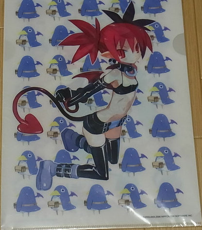 Disgaea Official Clear File Floder Set Etna & Flonne 