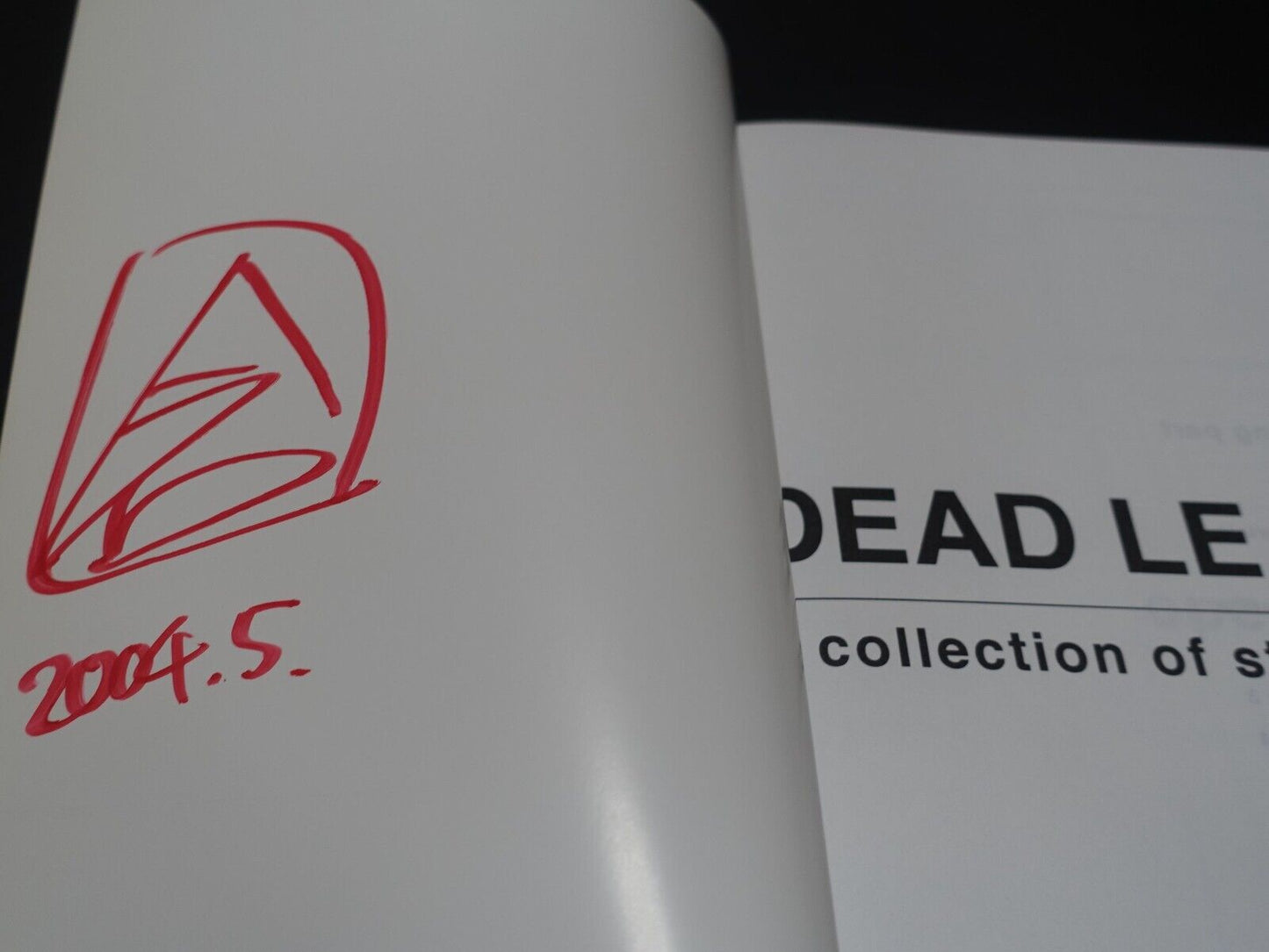 Hiroyuki Imaishi DEAD LEAVES Story Board Art Works Book Hand Drawn Autograph 
