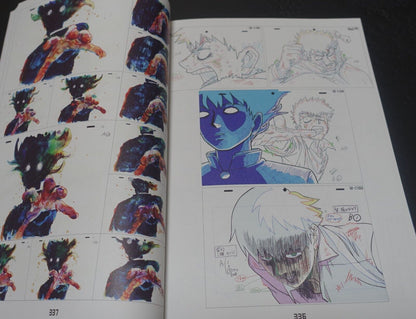 BONES Yoshimichi Kameda Mob Psycho 100 Key Frame Art Work Book Set 1-3 