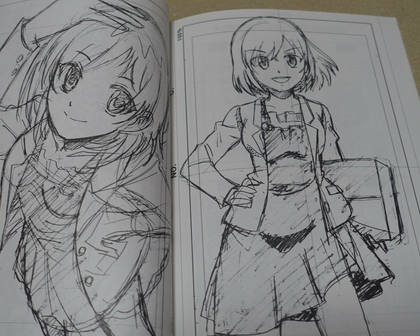 Hiroyuki Obata SHIROBAKO Animation Key Frame Art Book 