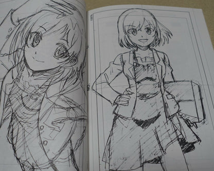 Hiroyuki Obata SHIROBAKO Animation Key Frame Art Book 