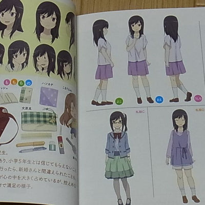 Non Non Biyori Character Key Frame Art Book 2 