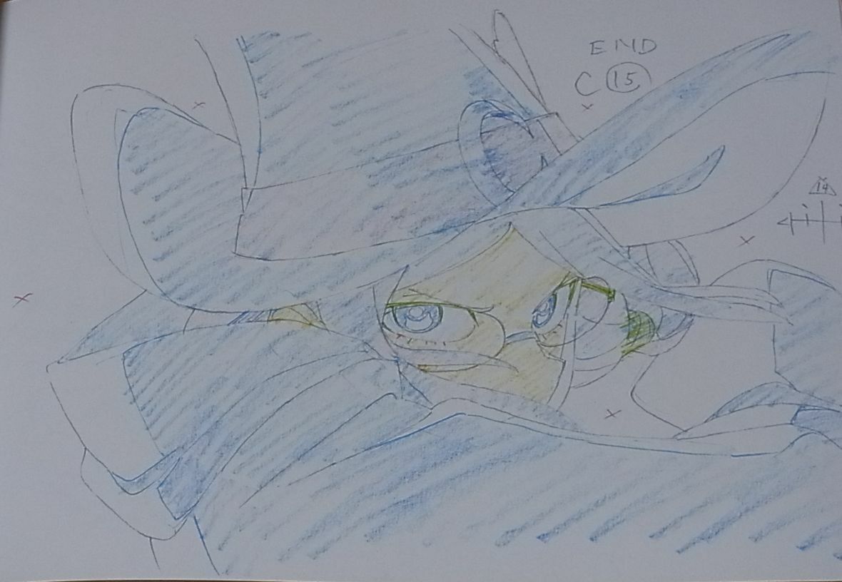TRIGGER Little Witch Academia Exhibition Event Item Key Animation Art Book 