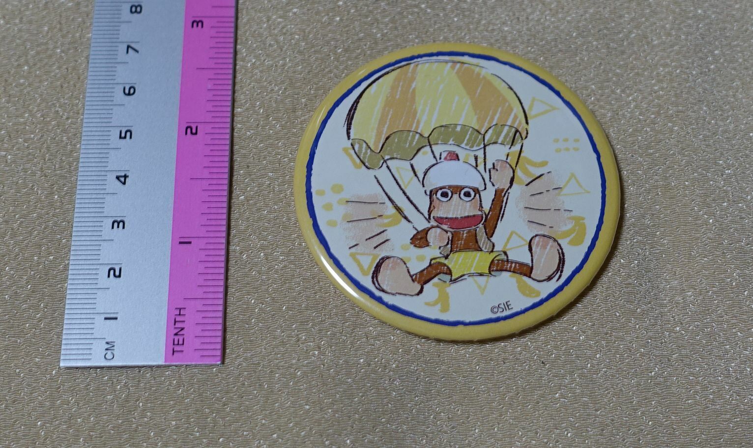 Ape Escape Sarugetchu Steel Badge Parachute 
