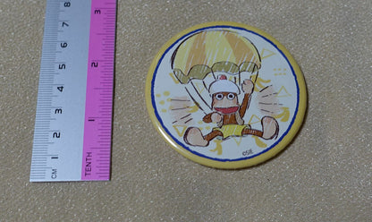 Ape Escape Sarugetchu Steel Badge Parachute 