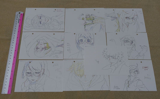 SHAFT Kizumonogatari Mini Printed Key Frame Art Sheet 10 Set A Bakemonogatari 