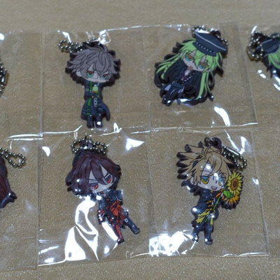 AMNESIA Character Rubber Key Chain 8 Set 