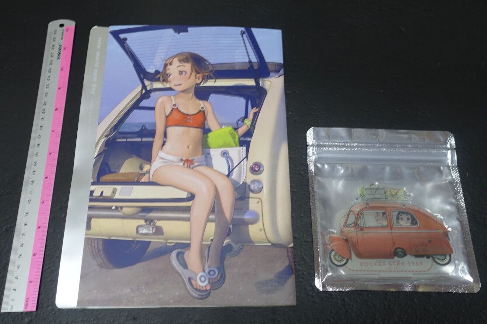 Range Murata Pasta's Estab Art Book new world new day & Acrylic Stand C102 