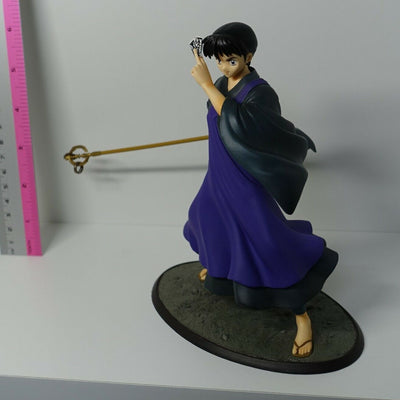 3-7 days from Japan Kotobukiya Inuyasha Miroku Figure Statue rod damage 