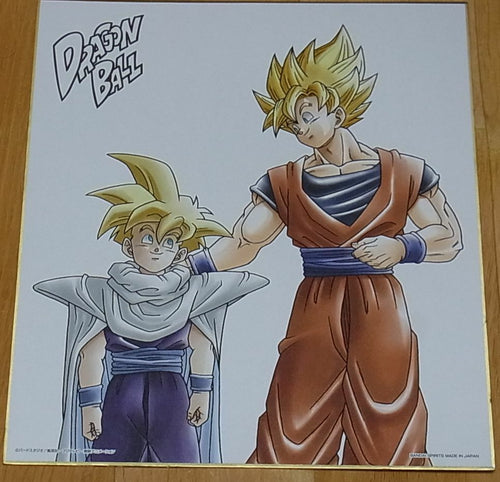 Dragon Ball Super Print Shikishi Art Board 27 x 24 cm Goku & Gohan 
