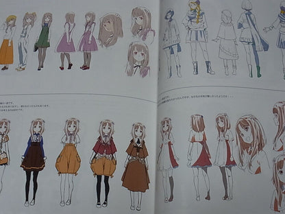 Shingo Adachi Animation Galileidonna Design & Key Frame Art Book with autograph 