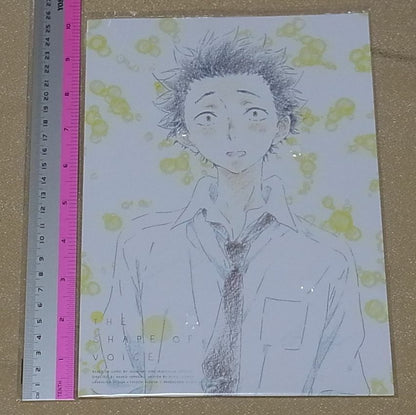 Movie A Silent Voice Koe no Katachi Theater Privilege Art Sheet Shoya 