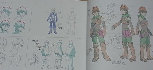 Grimgar of Fantasy and Ash Characters Setting & Back Ground Art Book 