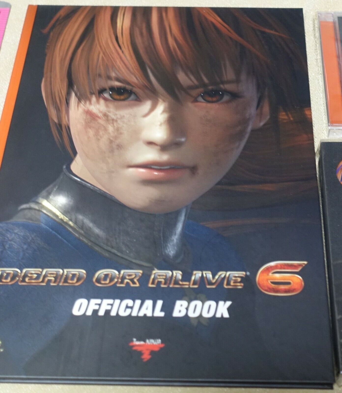 Dead or Alive 6 Art Book Sound Track CD Steel Badge Set 