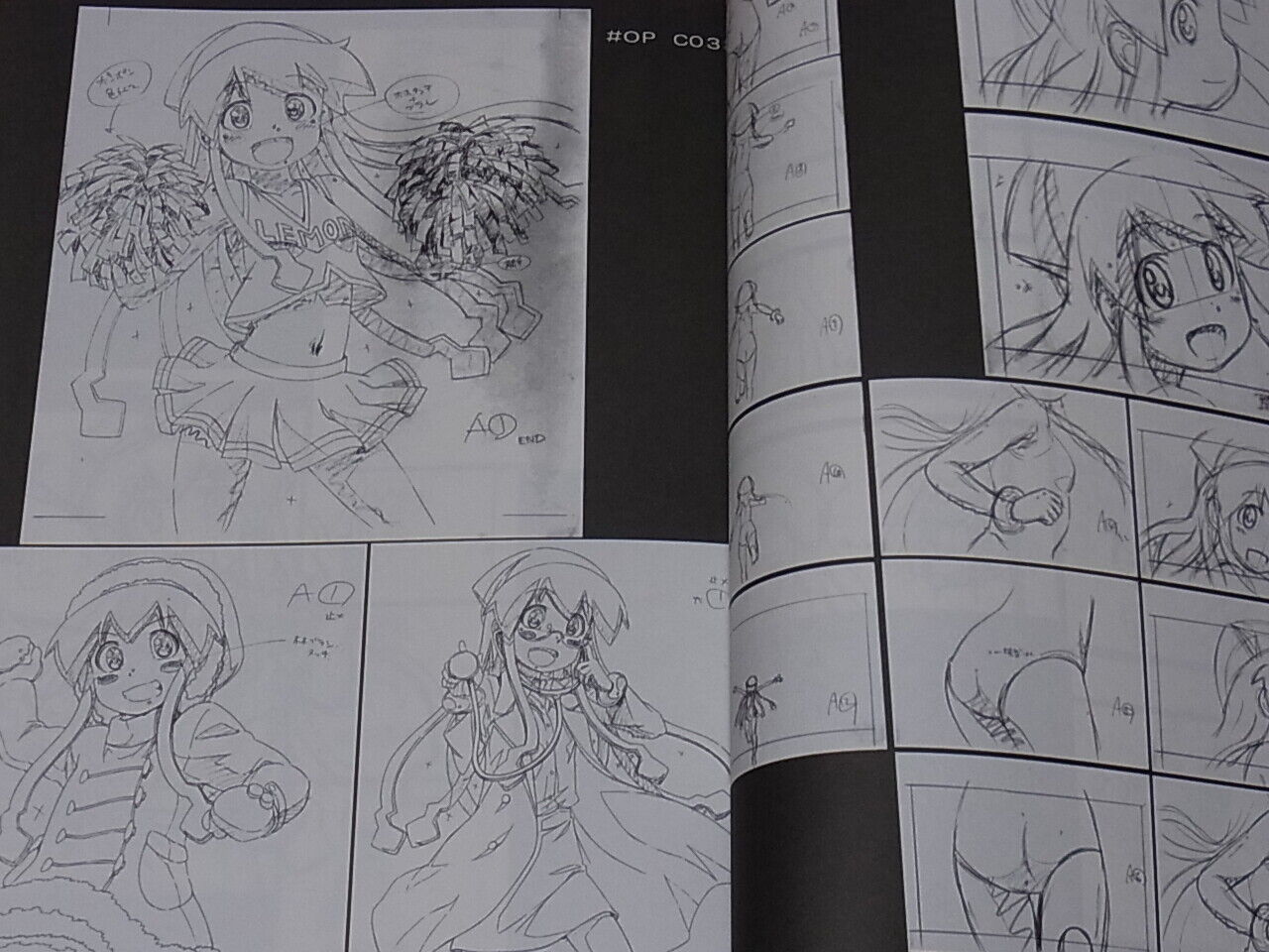 Albatross Shinryaku! Ika Musume Squid Girl Animation Key Frame Art Work 2 