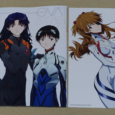 Evangelion Eva extra Staff Art & Prequel Episode of Q Comic with Mini Poster 