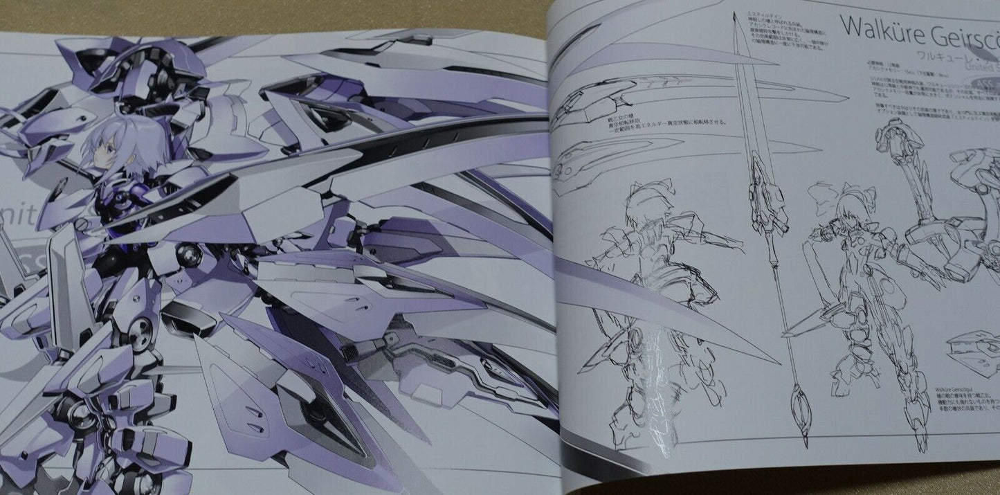 Kurogin Original Mechanic Girls Illustration Art Book Design Note 