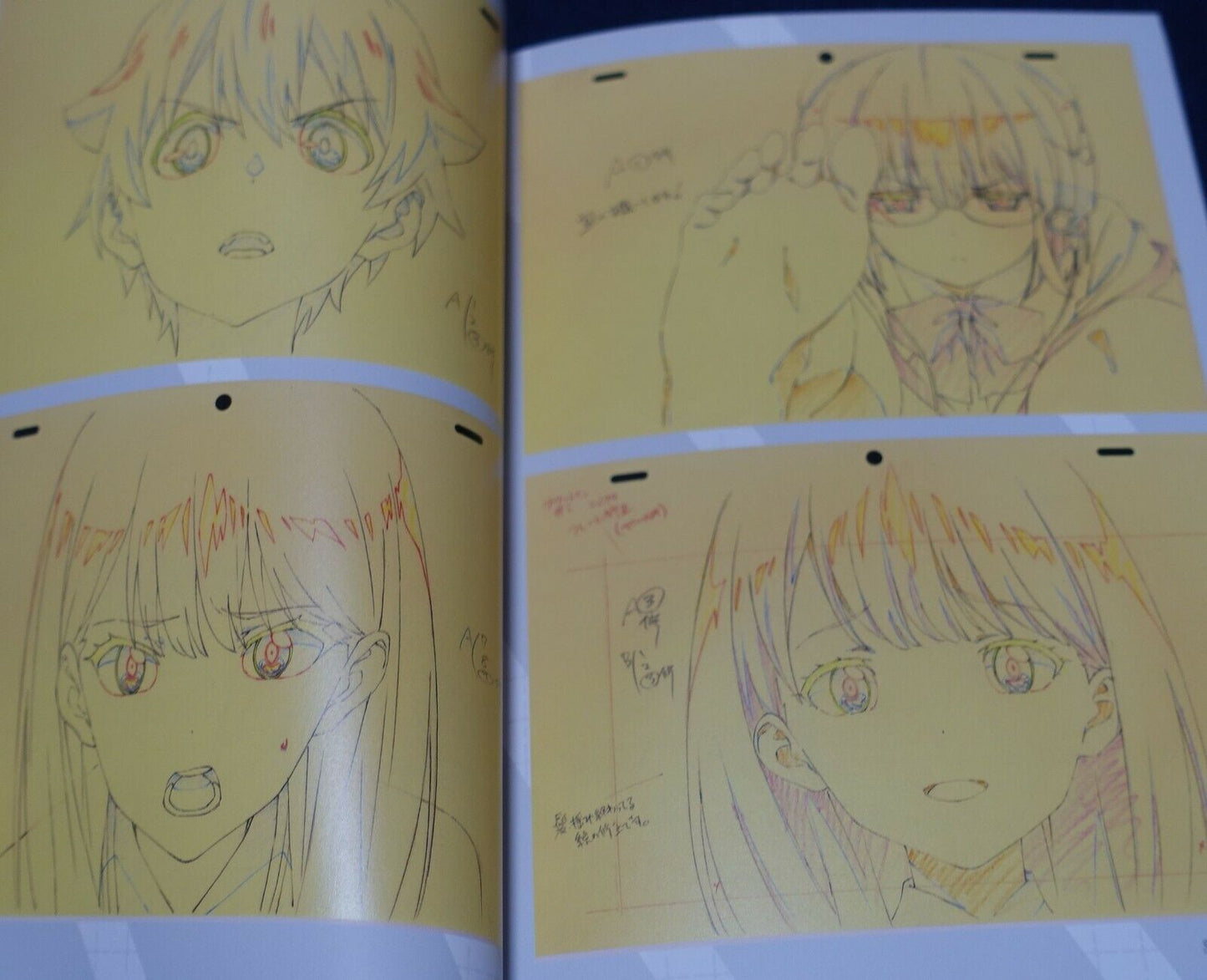 SSSS.GRIDMAN Key Frame & Story Board Art & Design Work Book Vol.1-4 Complete Set 