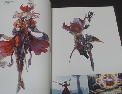 Final Fantasy 14 The Art of Eorzea HEAVENSWARD & STROMBLOOD Art Book Set 