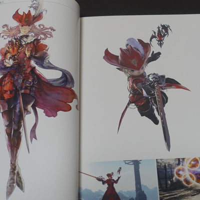 Final Fantasy 14 The Art of Eorzea HEAVENSWARD & STROMBLOOD Art Book Set 