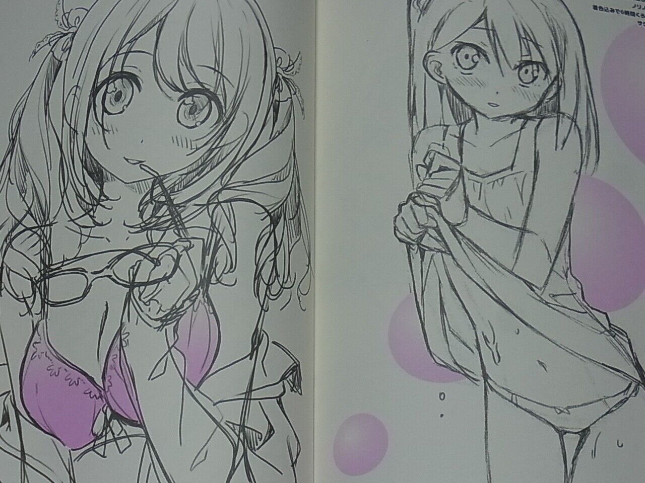 Kantoku Rough & Line Art Book S-KISS #5 