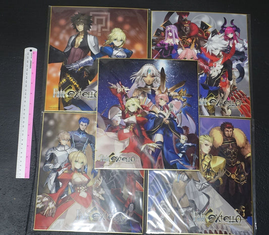 Arco Wada Fate Extella Shikishi Art Board 5 Set 