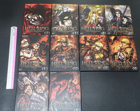 Japanese Animation OVA HELLSING DVD 1-10 COMPLETE SET 