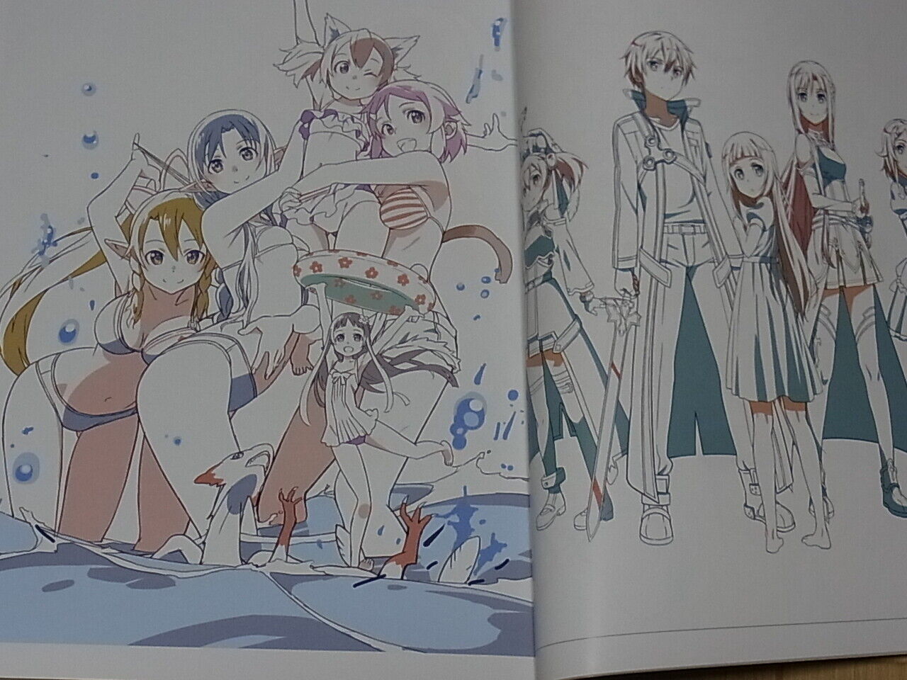 Shingo Adachi Sword Art Online Illustration & Key Frame Art Book 400page 