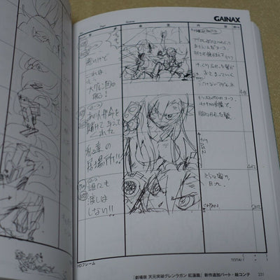 3-7 days Hiroyuki Imaishi Animation Key Frame & Story Board Art Collection Book 