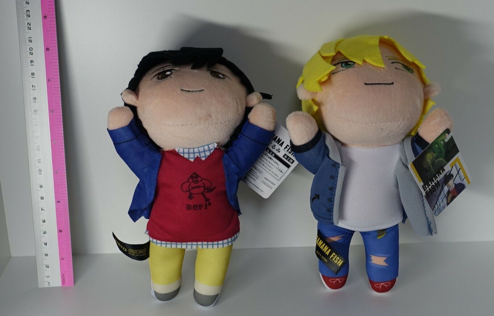 Banana Fish Sprawling Plush Doll Ash & Eiji Bananafish Plushie 