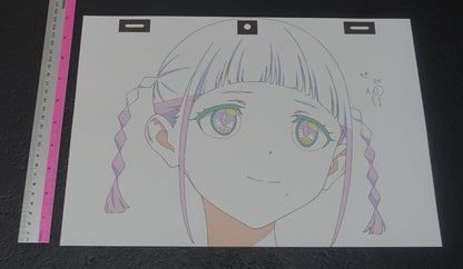 SSSS.DYNAZENON GRIDMAN Reproduction Key Frame Art Sheet Chise 