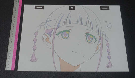 SSSS.DYNAZENON GRIDMAN Reproduction Key Frame Art Sheet Chise 