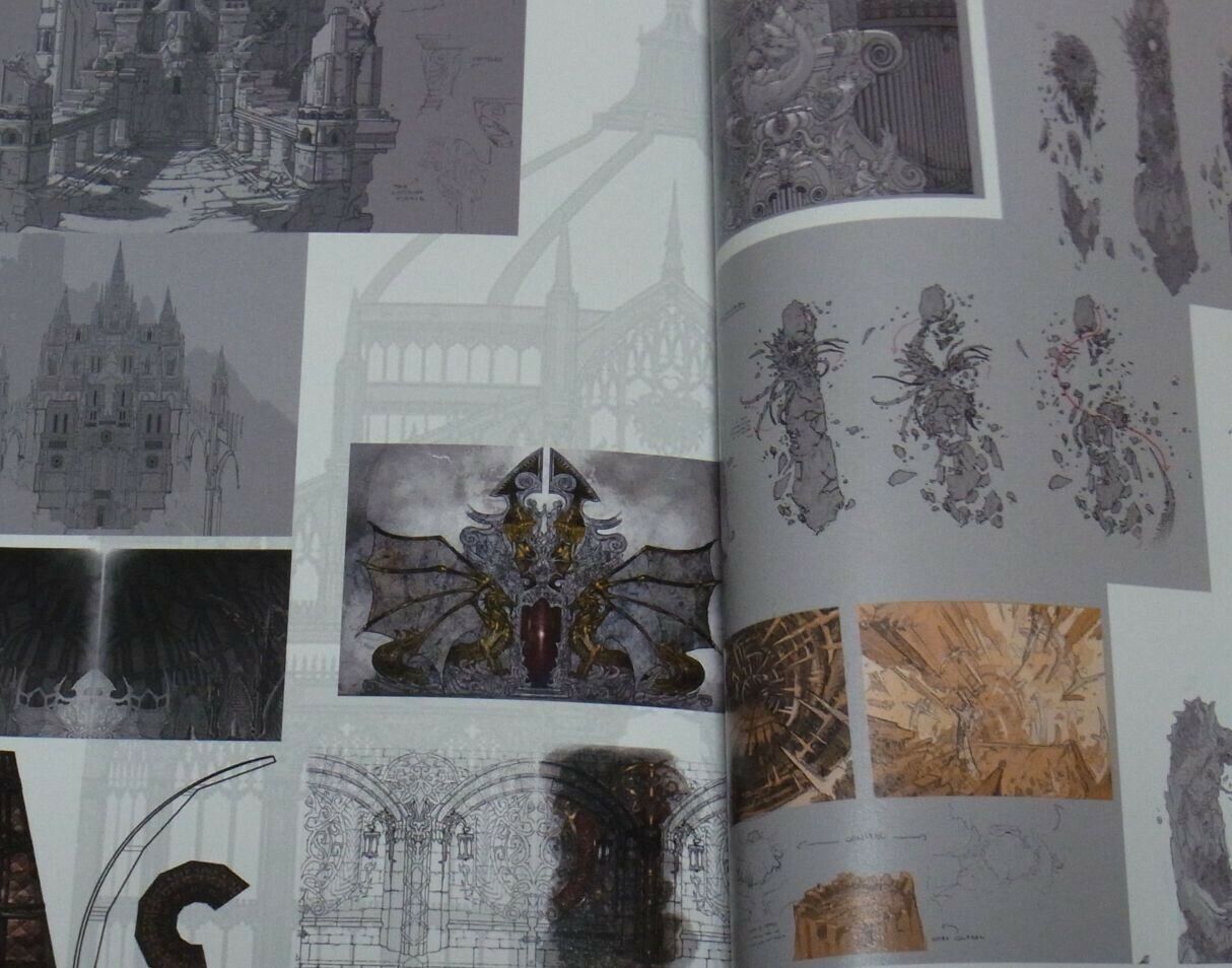 THE ART OF CASTLEVANIA Lord of Shadow Akumajo Characters & Background Art Book 
