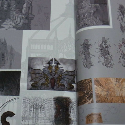 THE ART OF CASTLEVANIA Lord of Shadow Akumajo Characters & Background Art Book 
