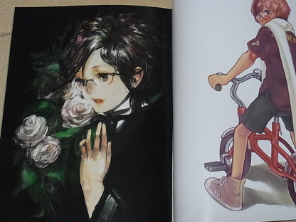 Arco Wada huke hippo etc Original Color Illustration Art Book spectacles 