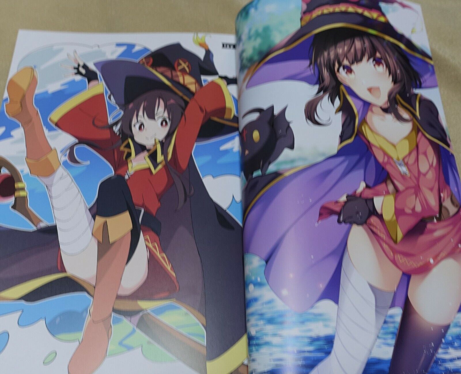 Konosuba Megumin Official Color Fan Art & Comic Book Kono Subarashii Sekai ni 