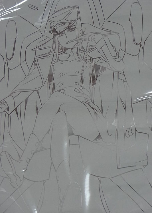 Darling in the Franxx A3 Size Line Art Poster 002 Zero Two 