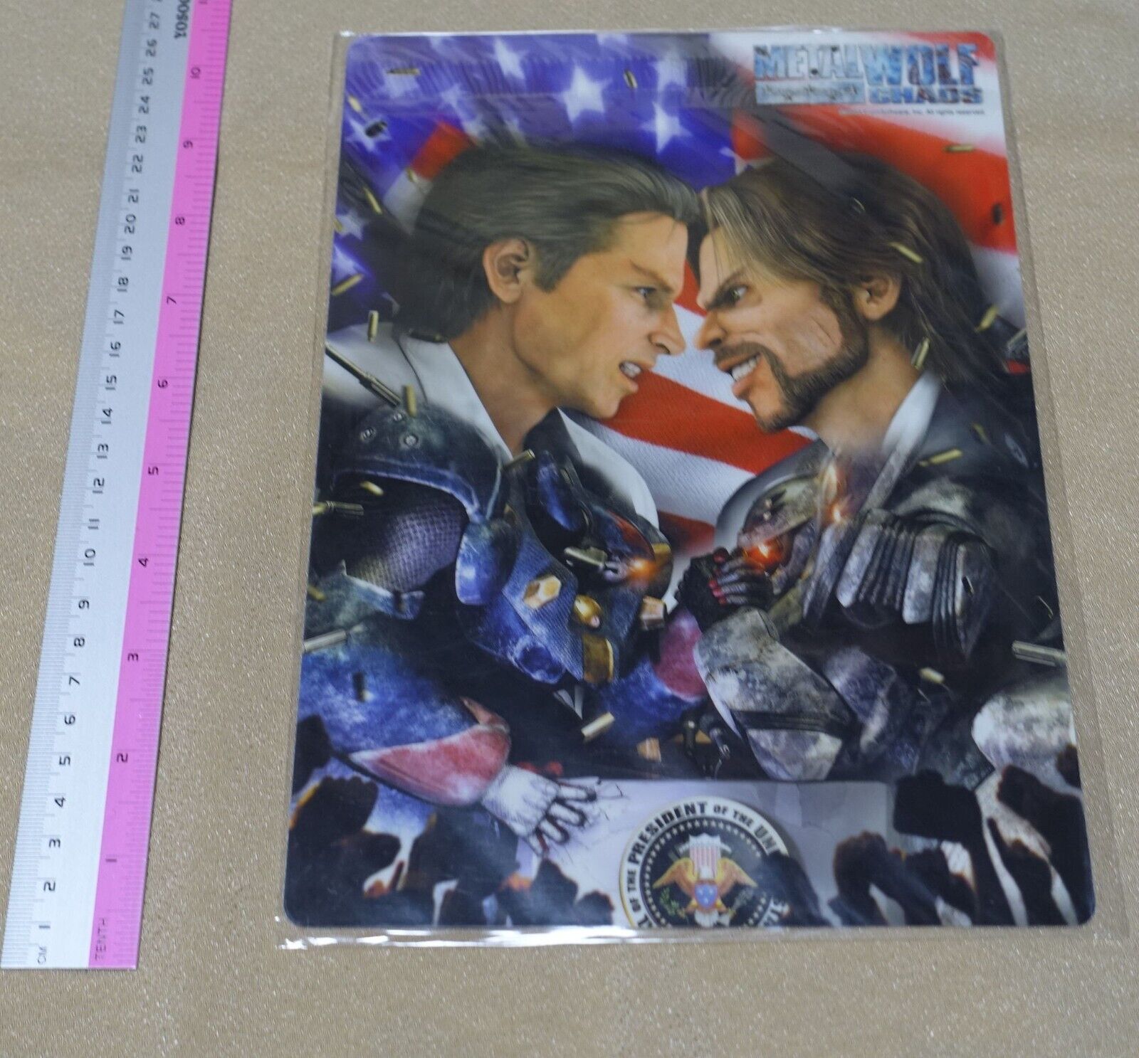 Dead or Alive ULTIMATE PVC Reversible Art Board Kasumi & METAL WOLF 