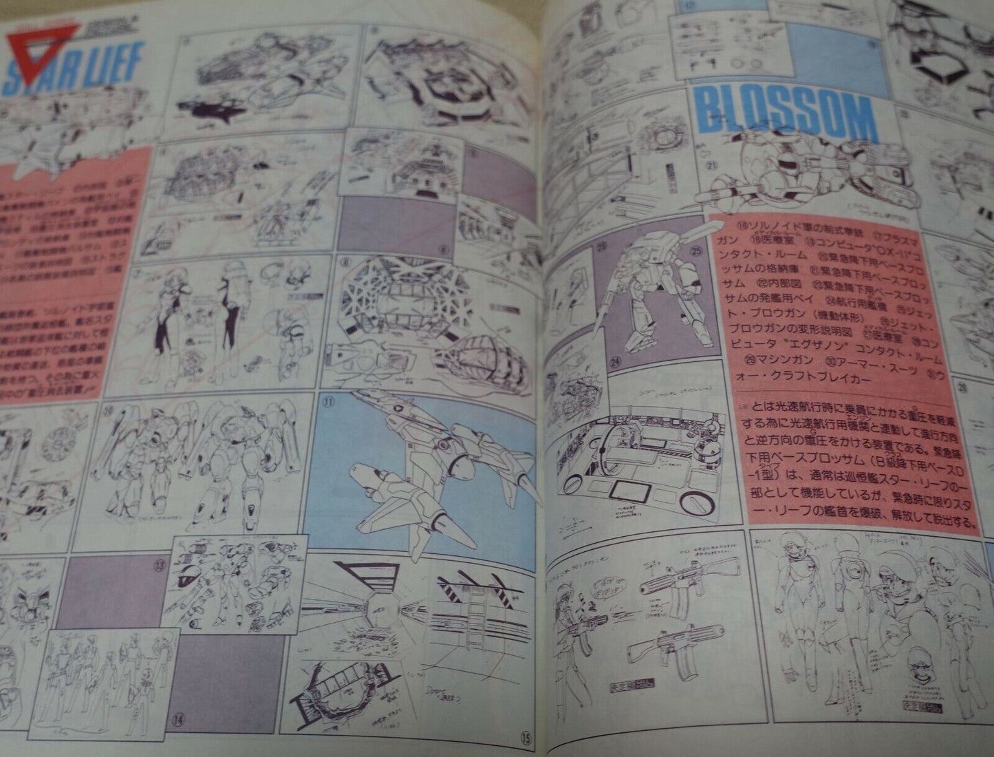 GALL FORCE THE FIGHTING GALLANT GIRLS MOOK VISUAL SETTING ART BOOK 