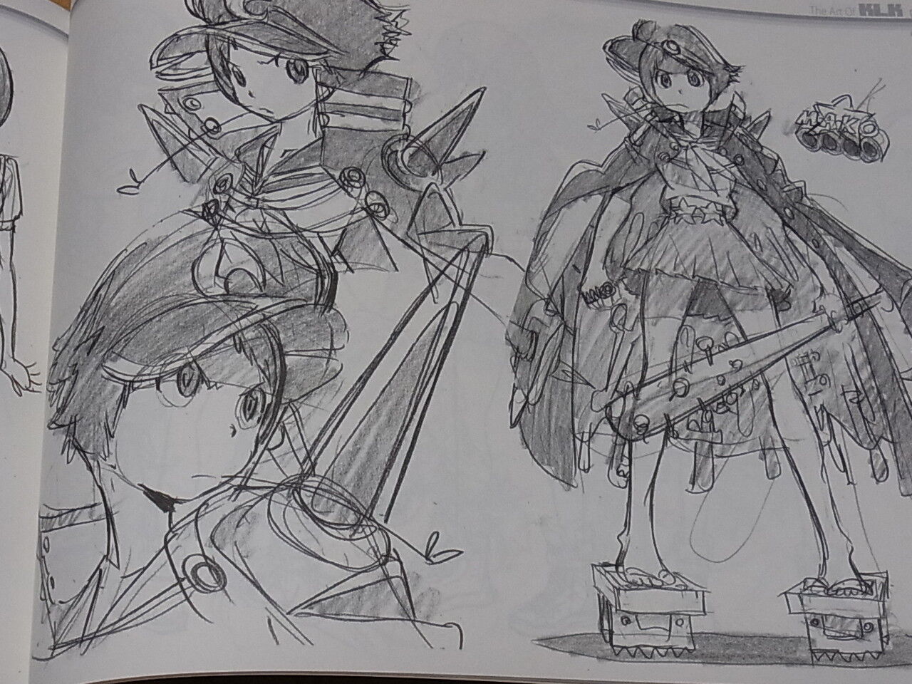 THE ART OF KLK Vol.1-3 Complete Set Kill la Kill Design art Book 148page 