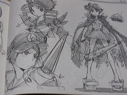 THE ART OF KLK Vol.1-3 Complete Set Kill la Kill Design art Book 148page 