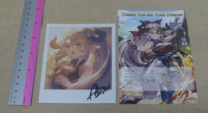 Granblue Fantasy Gift in Return for Valentine's Day Art Board & Art Card Aliza 